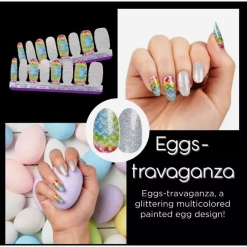Color Street |‎ Eggs-travaganza | Nail Polish Stripes | NWT | V034